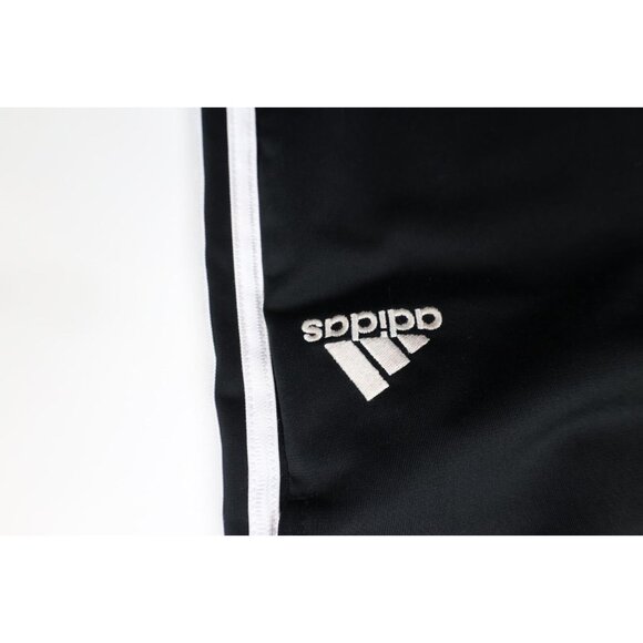 Vintage Adidas Mens Small Spell Out Striped Flared Sweatpants Black AS IS - Picture 6 of 13